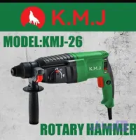 دریل چکشی برقی کی ام جی(kmj) مدل 11253 | توان 800 وات | وزن 3 کیلوگرم حرفه‌ای