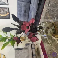 گل شقایق مصنوعی با گلدان