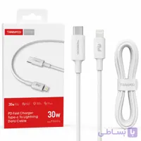 کابل شارژ و انتقال داده Type-C به Lightning ترانیو مدل T-X11 C-L توان 30 وات