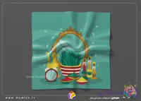 رومیزی هفت سین | کد 61025