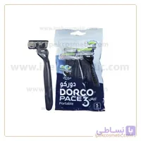 خودتراش 3 لبه مردانه 5 عددی دورکو
