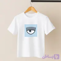 تیشرت طرح کیارا فرانی چشم Chiara Ferragni