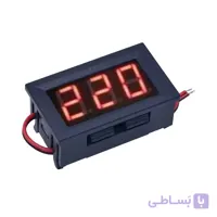 ماژول ولت متر AC پنلی 70 تا 500 ولت دارای پتانسیومتر تنظیم ولتاژ