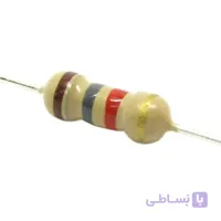 مقاومت 1.8 کیلو اهم 1/2 وات 5 درصد | 1.8K