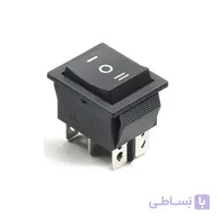کلید راکر سه حالته بزرگ 6 کنتاکت وسط خاموش