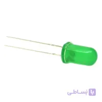ال ای دی 5 میلی متر سبز مات