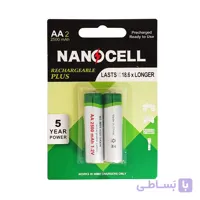 باتری قلمی شارژی 1.2V 2500mA نانوسل NANOCELL RE-PLUS