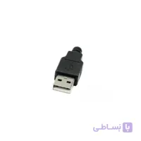 کانکتور USB نری کاور دار مشکی