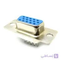 سوکت کامپیوتری 15 پین صاف مادگی DB15 VGA