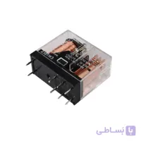 رله 24 ولت دو کنتاکت 8 پایه 5 آمپر OMRON G2R-2 24V