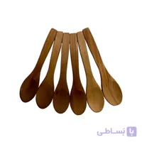 پیمانه ادویه چوبی 6 عددی