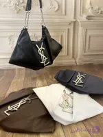کیف خفاشی ysl زنجیر نقره ایی زنانه دخترانه مجلسی شیک