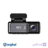 دوربین ثبت وقایع خودرو مدل M6 4K-WiFi به همراه دوربین عقب