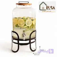 کلمن شیشه ای پذیرایی ظرفیت 7 لیتر BVK مدل majesti کد 453702