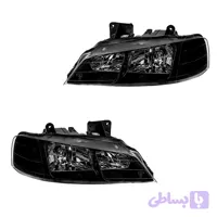 چراغ جلو پژو پارس برند کروز داخل مشکی جفت چپ و راست