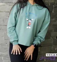 بلوز کلاهدار زنانه با طرح فانتزی میکی Mickey Leisure