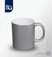 لیوان سرامیکی oz11 نقره ای – (0023)