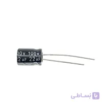خازن الکترولیت 25 ولت 22 میکرو فاراد SMD
