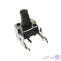 تک سوئیچ 9.5*6*6 چهار پین رایت پایه بلند