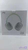 هدفون بی‌سیم مدل P9 دارای بلوتوث و قابلیت نصب مموری کارت - رنگ نقره‌ای/سبز (بسته به موجودی)