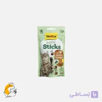 تشویقی گربه مینی استیکس جیم‌کت با طعم بوقلمون و پنیر (۵۰ گرم)