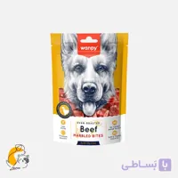 تشویقی سگ ونپی مدل بایتس با طعم سالمون – ۱۰۰ گرم