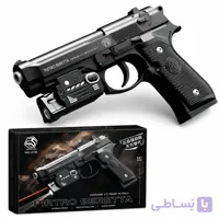 کلت اسباب بازی تاکتیکال Beretta NO.018 با بدنه ABS و ماژول نوری | فروشگاه Bearshop - فروشگاه بیر شاپ