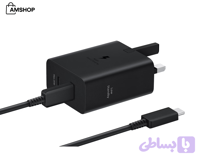 شارژر سامسونگ مدل EP-T5020 توان ۵۰ وات با دو پورت Type C اصلی