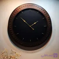 ساعت شیشه دار قاب چرخ دنده سایز 73 لومینس کد 020