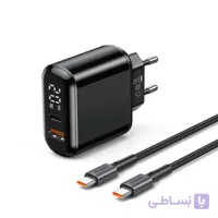 شارژر دیواری Type-C به Type-C مک‌دودو مدل CH-7172Mcdodo Digital Type-C to Type-C Charger, 60W, PD+QC, 20W, CH-7172