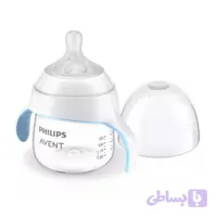 شیشه شیر فیلیپس اونت 150 میلی‌لیتر مدل SCF263/61 دسته‌دار مناسب ۶ ماه به بالا