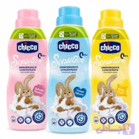 مایع نرم‌ کننده لباس کودک چیکو Chicco حجم ۷۵۰ میلی‌ لیتر – در سه رایحه متفاوت