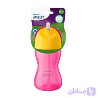 لیوان آبخوری نی‌دار فیلیپس اونت مدل SCF798/02 حجم 300 میلی‌لیتر مناسب کودکان بالای 12 ماه