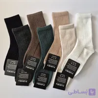 جوراب ساقدار اسپرت کبریتی زنانه