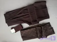 شلوار کرپ کلاسیک پیله دار