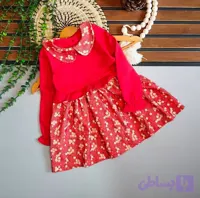 پیراهن دخترانه مدل بهار جنس دورس