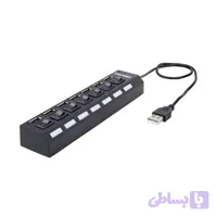 هاب 7 پورت USB 2.0 لویی سان مدل HI SPEED