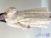 پیراهن مجلسی خامه دوزی فری سایز ۳۴تا۴۸ قد 130
