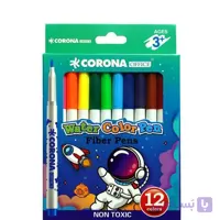 ماژیک رنگ آمیزی کرونا 12رنگ مدل Water Color Pen