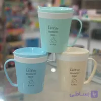 لیوان درب دار 2جداره ماگ کارا