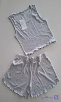 ست تاپ و شورتک کبریتی برندh&m
