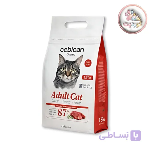 غذای خشک گربه سبی‌ کن کاسمو تونای 1.5 کیلوگرم | Cebican Cosmo Adult Cat Tuna