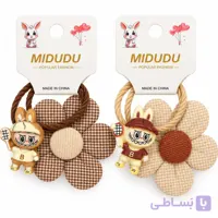 کش مو بچگانه گل پارچه‌ای عروسکی می دو دو KH-006