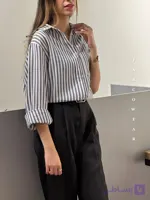 شومیز راه راه زنانه کو 1035