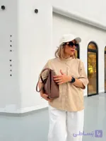 شومیز آستین کوتاه  Vera کد 1018
