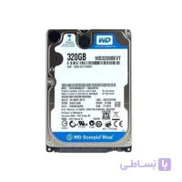 هارددیسک لپ تاپی 2.5 اینچی وسترن آبی 320 گیگابایت مدل WD3200BEVT – استوک