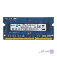 رم لپ تاپ 2 گیگ سامسونگ DDR3-1333-10600 MHZ 1.5V سه ماه گارانتی