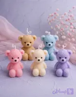شمع تددی سایز بزرگ و کوچک