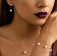 سرویس کامل با مروارید اصل دریایی