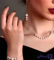 سرویس زنانه دست ساز مرواریدی جذاب آیلین لند